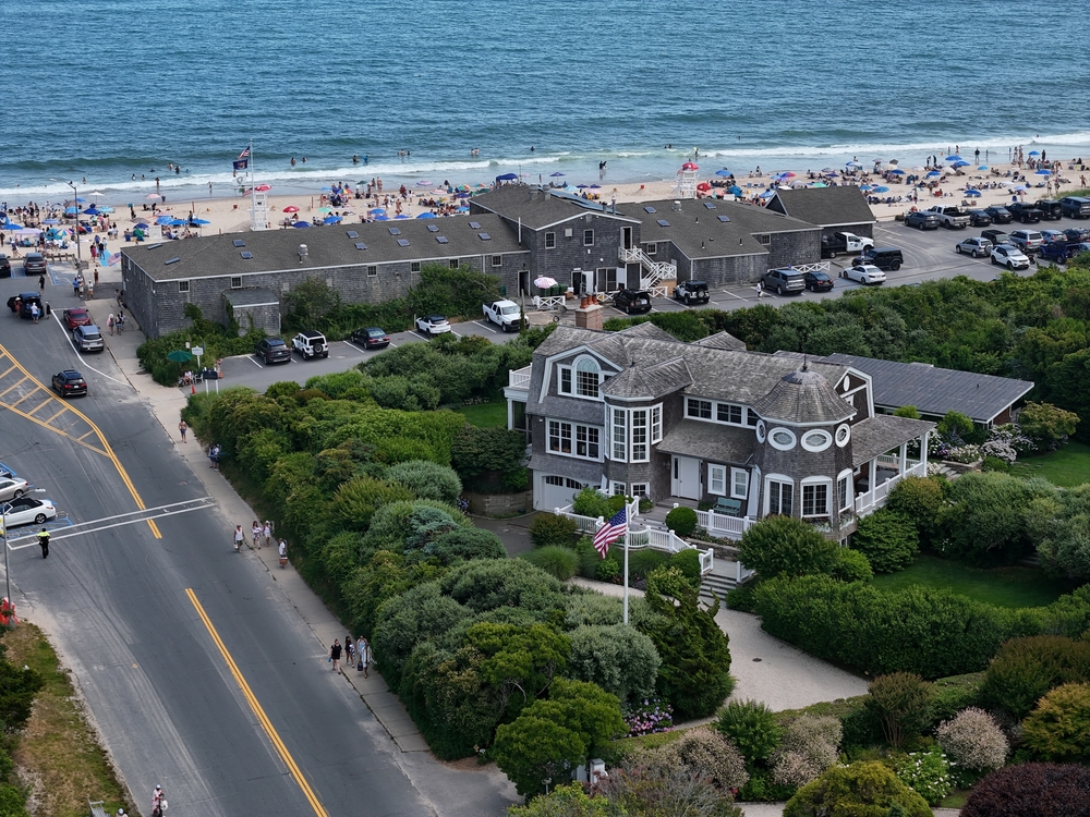 Historic Hamptons Estates: Aerial Views of Long Island Luxury Mansion