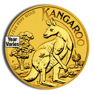 1/2 oz Australian Kangaroo/Nugget Gold Coin (Year Varies)