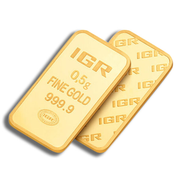1/2 gram Gold Bar - IGR Metals (Carded) - Image 2