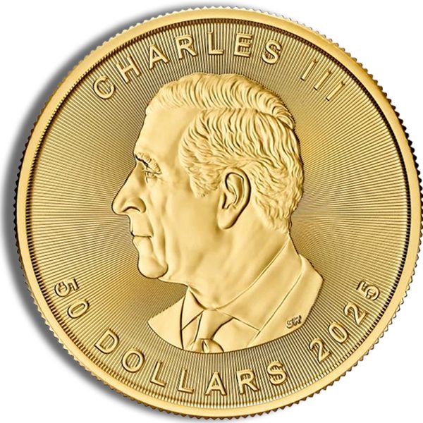 2025 1oz Canadian Gold Maple Leaf - Image 2