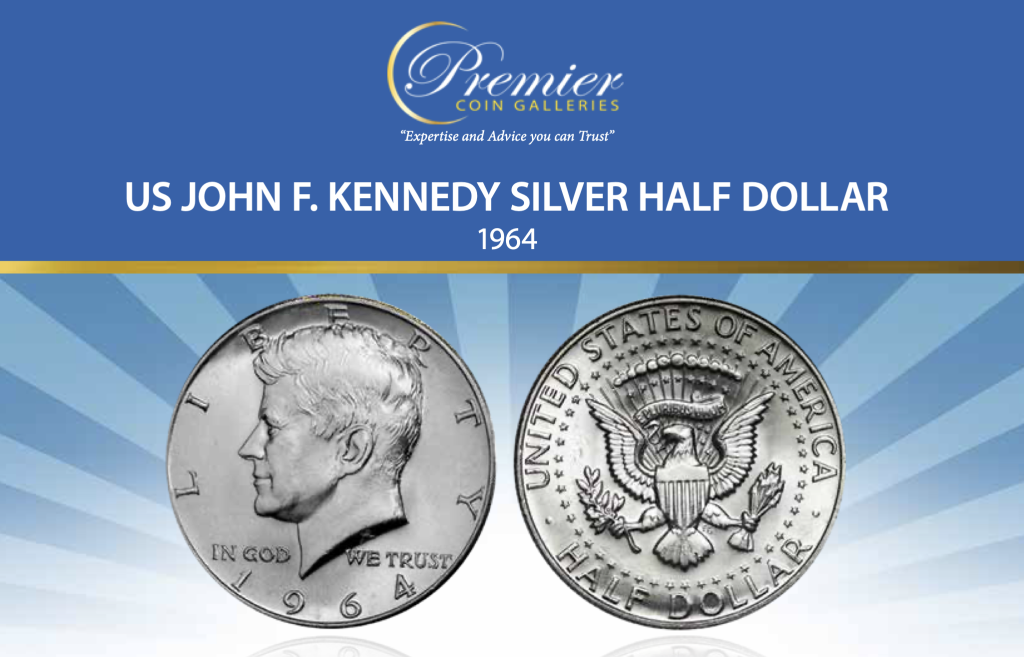 JFK silver half dollar coin